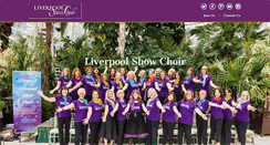 Desktop Screenshot of liverpoolshowchoir.com